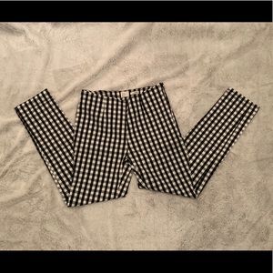 Black and white pants